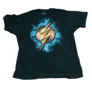 Justice League Shirt Medium black mens short sleeve graphic print adult pullover